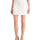 INC International Concepts Women's Mini Denim Sailor Skirt White Size 4