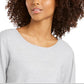 Style & Co Women's Pull Sleeve Blouson Sweater White Size XX-Large