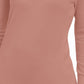 JM Collection Women's Button-Cuff V-Neck Pullover Sweater Bright Pink Size Small