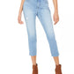 Style & Co Women's Straight-Leg Cropped Denim Jeans Blue Size 6