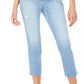 Style & Co Women's Straight-Leg Cropped Denim Jeans Blue Size 6