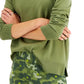 Style & Co Women's Crewneck Sweater Green Size X-Large