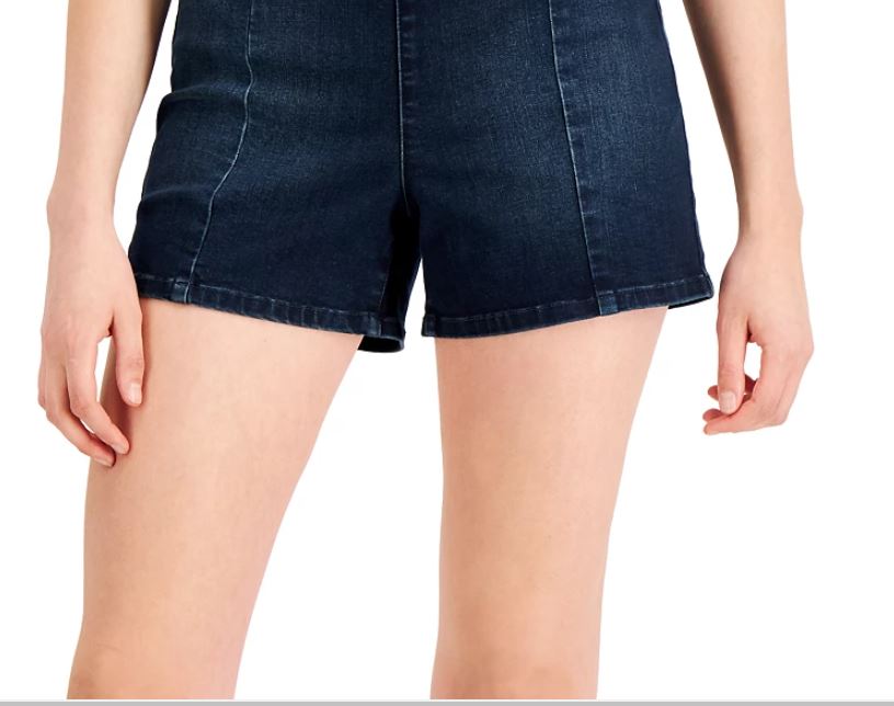 INC International Concepts Women's Pull On Jean Shorts Blue Size 6