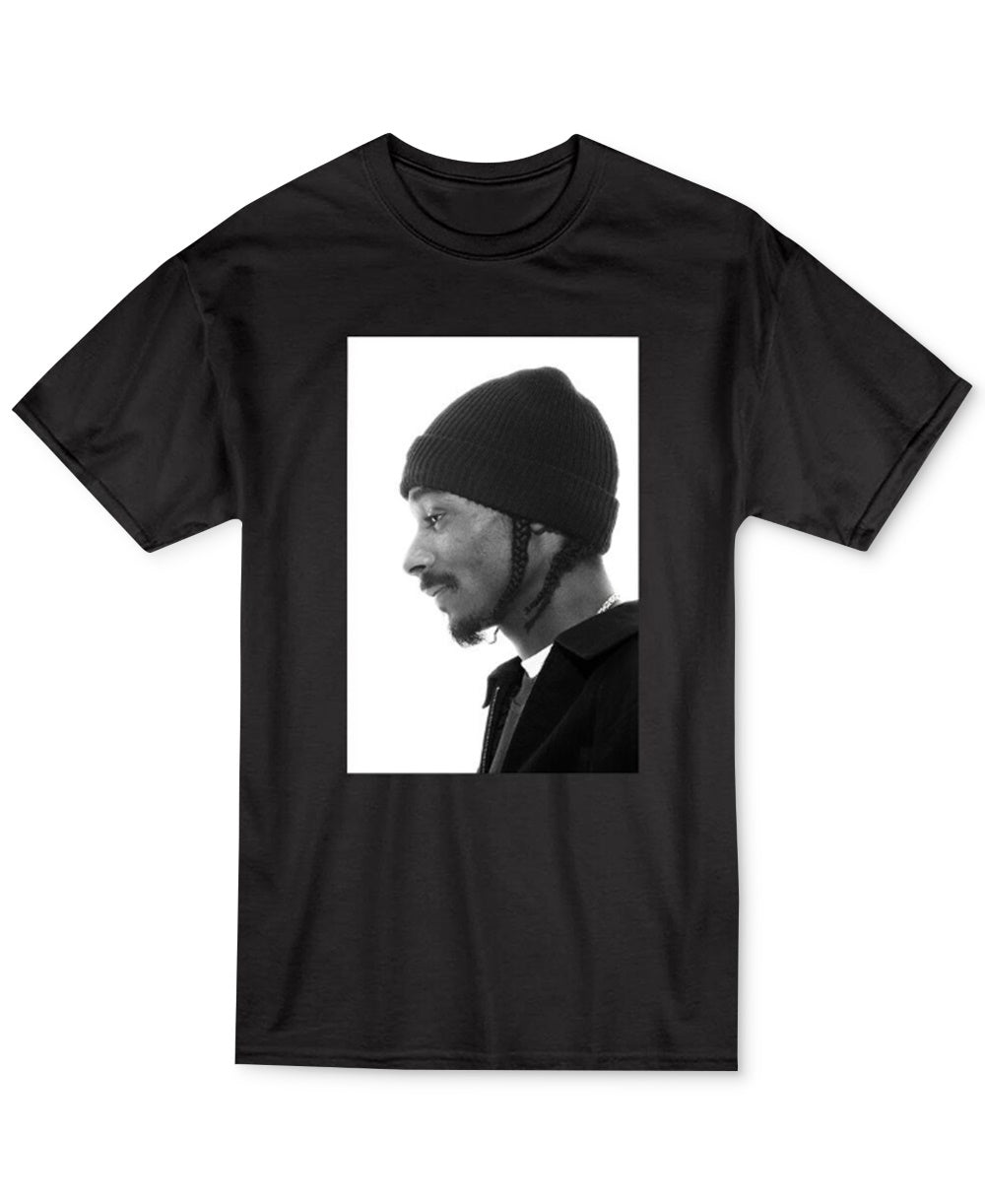 Merch Traffic Men's Snoop Profile Men's Graphic T-Shirt Black Size Small