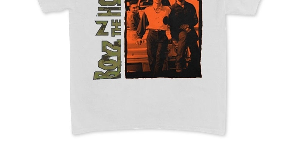 Merch Traffic Men's White Printed Short Sleeve T-Shirt White Size XX-Large