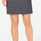 Anne Klein Women's  Antonioni Pocket Pencil Skirt Dark Gray Size 12