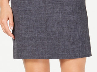 Anne Klein Women's  Antonioni Pocket Pencil Skirt Dark Gray Size 12