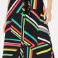 Bar III Women's Printed Skirt Black Size 2
