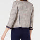 Anne Klein Women's Twill Fringe Jacket White Size 6