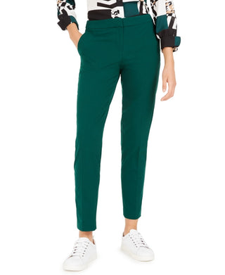 Bar III Women's Straight-Leg Pants Green Size 12