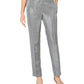 Kasper Women's Slim Straight Leg Trousers Silver Size 8