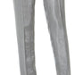Kasper Women's Slim Straight Leg Trousers Silver Size 8