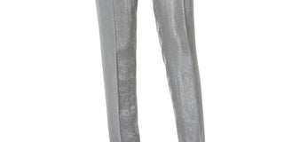 Kasper Women's Slim Straight Leg Trousers Silver Size 8