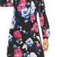 INC International Concepts Women's Bow-Back Shift Dress Black Size Medium