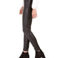 Bar III Women's Faux-Leather Skinny Pants Black Size XX Small