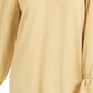 Bar III Women's Pleated Bell Sleeve Top Yellow Size X-Large