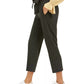 Bar III Women's Striped Tie-Waist Pants Charcoal Size 8