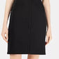 Bar III Women's Split-Neck Bodycon Dress Black Size X-Large