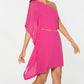 Thalia Sodi Women's Asymmetrical Off-The-Shoulder Dress Pink Size Small