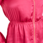 Thalia Sodi Women's Zip Peplum Top Pink Size X-Large