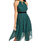 Thalia Sodi Women's Chain Neck Lace Dress Green Size X-Large