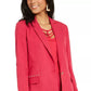Thalia Sodi Women's Studded-Pocket Blazer Med Pink Size Medium