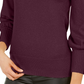 Thalia Sodi Women's Cold Shoulder Cowl Neck Sweater Purple Size Medium