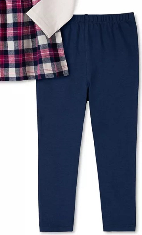 Kids Headquarters Baby Girl's 2-Pc. Plaid Tunic & Leggings Set Assorted Size 18 Months