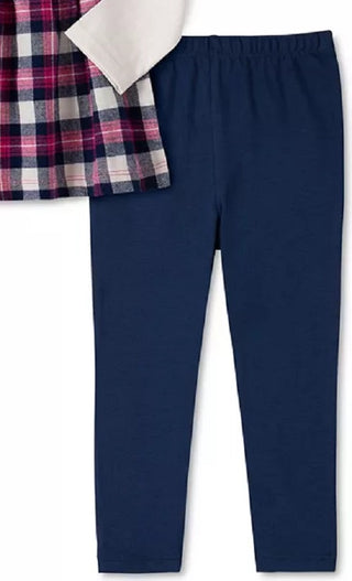 Kids Headquarters Baby Girl's 2-Pc. Plaid Tunic & Leggings Set Assorted Size 18 Months