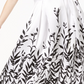 Morgan & Company Women's Trendy Plus Printed A Line Gown Black Size 24W