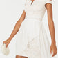 Morgan & Company Junior's Off The Shoulder Asymmetrical Gown White Size 13