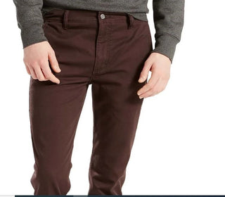 Levi's Men's 511 Slim Fit Hybrid Trousers Red Size 34X32