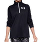 Under Armour Girl's Tech ½ Zip Long Sleeve Shirt Black Size Medium