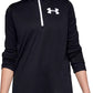 Under Armour Girl's Tech ½ Zip Long Sleeve Shirt Black Size Medium