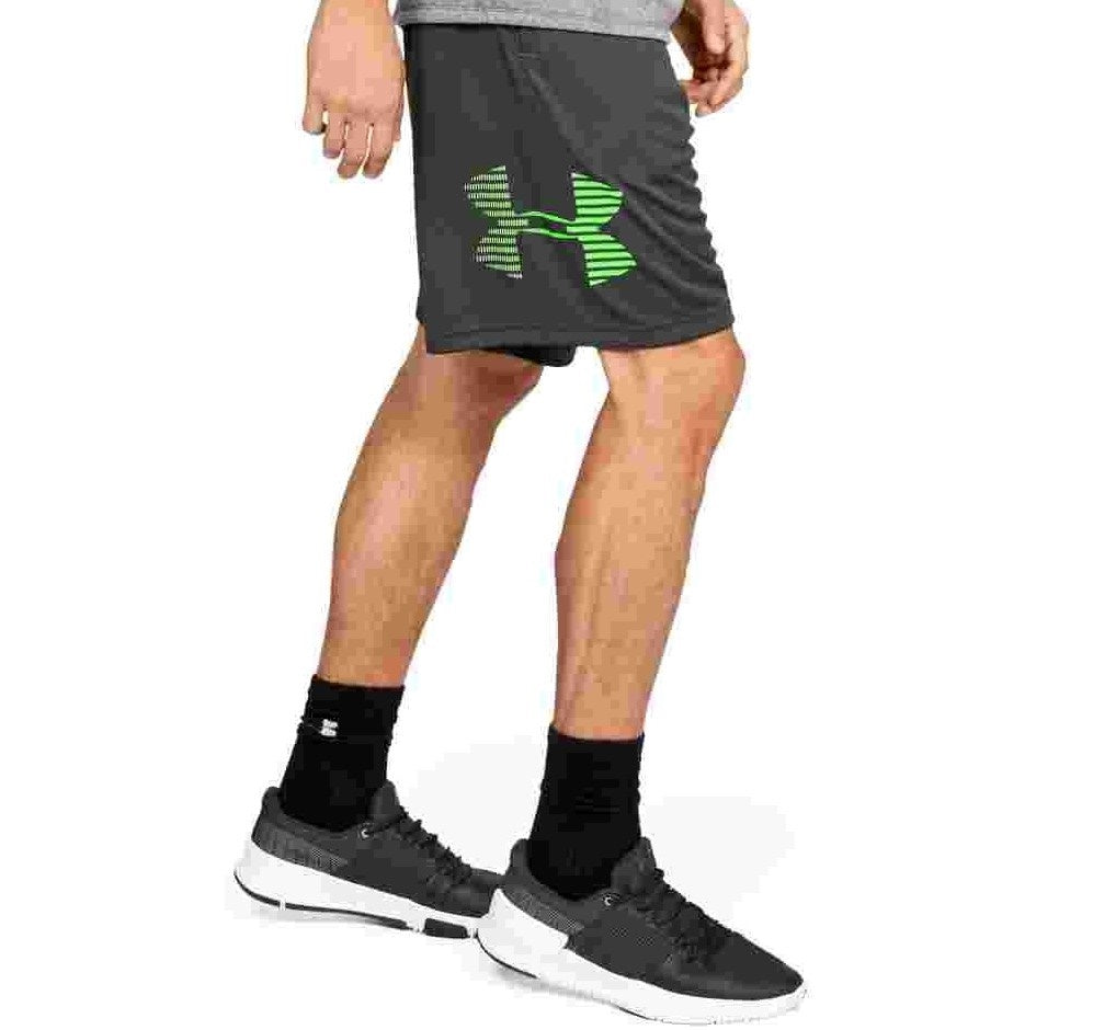Under Armour Men's Ua Tech Logo 10" Shorts Charcoal Size XX-Large