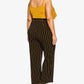 City Chic Women's Trendy Plus Size Striped Palazzo Pants Black Size 18W