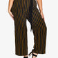 City Chic Women's Trendy Plus Size Striped Palazzo Pants Black Size 18W