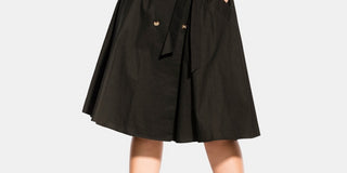 City Chic Women's Trendy Plus Size Lafayette Belted Shirtdress Green Size Petite Small