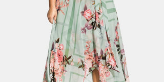 City Chic Women's Sierra Maxi Wrap Dress Size Green Size X-Small / 14