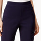 Alfred Dunner Women's Classics Allure Pull-On Slim-Leg Pants Navy - Size 14