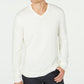 Alfani Men's V Neck Sweater Beige Size Small