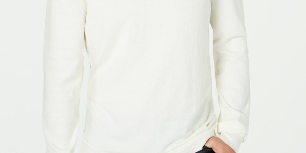 Alfani Men's V-Neck Sweater White Size XX-Large