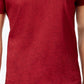 Alfani Men's Stretch Solid Henley T-Shirt Red Size X-Large