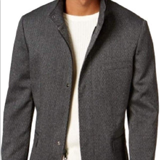 Alfani Men's Textured Sport Coat Gray Size Medium