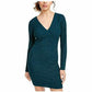 City Studio Juniors' Open-Back Glitter Dress   Green Size 3