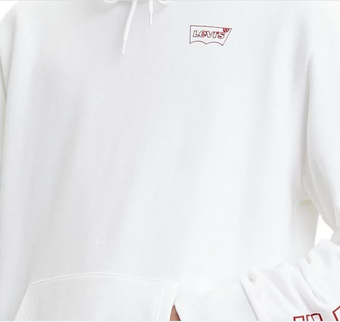 Levi's Men's Star Wars Stormtrooper Hoodie White Size Medium