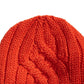 Calvin Klein Men's Crossroad Cable Knit Hat Orange Size Regular
