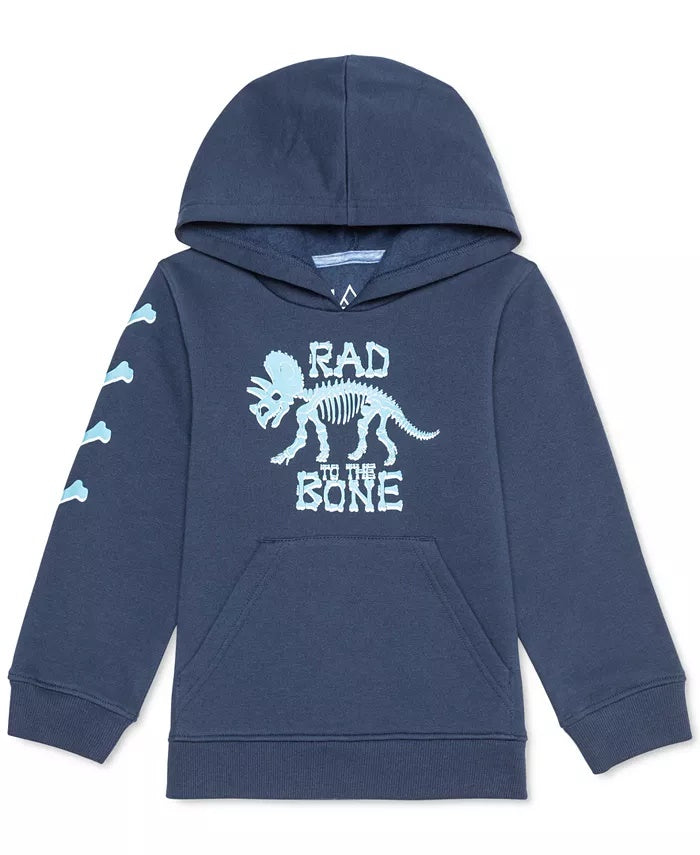 Jem Little Boys Rad To The Bone Hoodie Navy Size 5