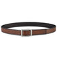 Perry Ellis Men's Portfolio Beveled Edge Reversible Casual Belt Brown Size 32