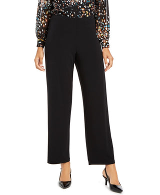 Alfani Women's Knit Wide-Leg Pant Black Size Petite Small